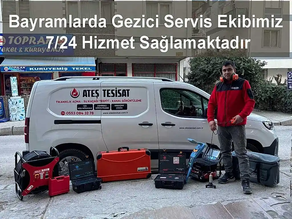 Bayramda Gezici Teknik Servisimiz 7/24 Hizmeti Sağlamaktadır.